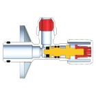 Вентиль угловой GROHE 1/2″-3/8″ для подключения смесителей, хром (22039000)