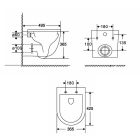 Комплект инсталляции GROHE NW0145/S с унитазом AQUAme AQM2002PRO и сиденьем с микролифтом (NW0183/S)