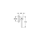 Набор аксессуаров GROHE Essentials, матовый черный (NA0002)