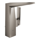 Смеситель для раковины GROHE Allure Brilliant с высоким изливом, с донным клапаном, темный графит матовый (23109AL0)