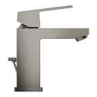 Смеситель для раковины GROHE Eurocube с донным клапаном, темный графит матовый (23127AL0)