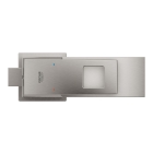 Смеситель для раковины GROHE Eurocube с донным клапаном, суперсталь (23127DC0)