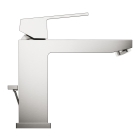Смеситель для раковины GROHE Eurocube с донным клапаном, суперсталь (23445DC0)