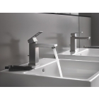 Смеситель для раковины GROHE Eurocube с донным клапаном, суперсталь (23445DC0)