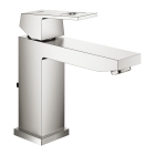 Смеситель для раковины GROHE Eurocube с донным клапаном, суперсталь (23445DC0)