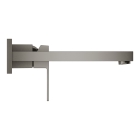 Внешняя часть смесителя для раковины GROHE Eurocube на 2 отверстия, M-Size, темный графит матовый (23447AL0)
