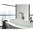 Внешняя часть смесителя для ванны GROHE Essence напольного монтажа, темный графит матовый (23491AL1)