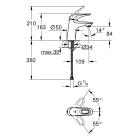 Смеситель для раковины GROHE Eurostyle, хром (23567003)
