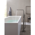 Внешняя часть смесителя для ванны GROHE Lineare напольного монтажа, темный графит матовый (23792AL1)