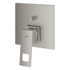 Внешняя часть смесителя для ванны GROHE Eurocube с переключателем на 2 положения, суперсталь (24062DC0)