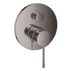 Внешняя часть смесителя для ванны GROHE Essence с переключателем на 3 положения, темный графит глянец (24092A01)
