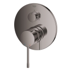 Внешняя часть смесителя для ванны GROHE Essence с переключателем на 3 положения, темный графит глянец (24092A01)