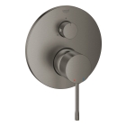 Внешняя часть смесителя для ванны GROHE Essence с переключателем на 3 положения, темный графит матовый (24092AL1)