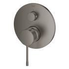 Внешняя часть смесителя для ванны GROHE Essence с переключателем на 3 положения, темный графит матовый (24092AL1)