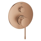 Внешняя часть смесителя для ванны GROHE Essence с переключателем на 3 положения, теплый закат матовый(24092DL1)