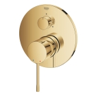Внешняя часть смесителя для ванны GROHE Essence с переключателем на 3 положения, холодный рассвет глянец (24092GL1)
