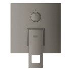 Внешняя часть смесителя для ванны GROHE Eurocube с переключателем на 3 положения, темный графит матовый (24094AL0)