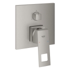 Внешняя часть смесителя для ванны GROHE Eurocube с переключателем на 3 положения, суперсталь (24094DC0)
