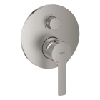 Внешняя часть смесителя для ванны GROHE Lineare с переключателем на 3 положения, суперсталь (24095DC1)