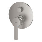 Внешняя часть смесителя для ванны GROHE Lineare с переключателем на 3 положения, суперсталь (24095DC1)