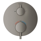 Внешняя часть термостата для ванны GROHE Atrio на 2 потребителя, темный графит матовый (24138AL3)