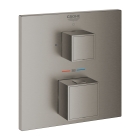 Внешняя часть термостата для душа GROHE Grohtherm Cube на 1 потребителя, темный графит матовый (24153AL0)