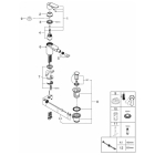 Смеситель для биде GROHE Eurosmart Cosmopolitan с донным клапаном, S-size, хром (32839000)