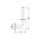 Держатель запасного рулона бумаги GROHE Essentials, теплый закат глянец (40385DA1)
