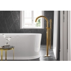 Внешняя часть смесителя для ванны GROHE Atrio напольного монтажа, двухвентильный, холодный рассвет глянец (25044GL3)