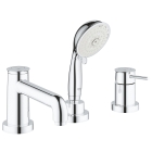 Смеситель для ванны GROHE BauClassic на 3 отверстия, на край ванны, хром (2511800A)