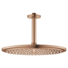 Верхний душ GROHE Rainshower с потолочным кронштейном, теплый закат матовый (26067DL0)
