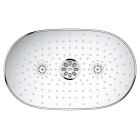 Душевая система с термостатом для настенного монтажа, GROHE Rainshower System SmartControl Duo 360, белая луна, (26250LS0)
