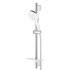 Душевой гарнитур GROHE Rainshower SmartActive 130, 3 вида струй, белая луна (26577LS0)