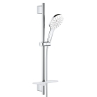 Душевой гарнитур GROHE Rainshower SmartActive 130, 3 вида струй, белая луна (26577LS0)