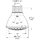 Верхний душ GROHE Relexa Five 100, хром (27068000)