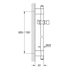 Душевая штанга GROHE Rainshower 1150 мм, хром (27136001)