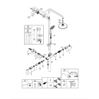 Душевая система с термостатом для настенного монтажа, GROHE Euphoria System 180, хром, (27296001)