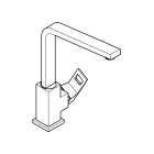 Смеситель для кухни GROHE Eurocube, суперсталь (31255DC0)