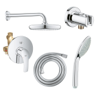 Готовый набор для душа GROHE Eurosmart, хром, (124440)
