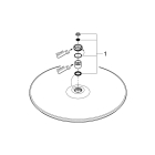Верхний душ с одним режимом, GROHE Rainshower Cosmopolitan 400, хром, (28778000)