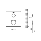 Душевая система GROHE Grohtherm с термостатом для душа, хром (34734000)