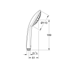 Душевая система GROHE Grohtherm с термостатом для душа, хром (34734000)