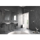 Внешняя часть термостата для ванны и душа GROHE Grohtherm SmartControl на 3 потребителя, круглая, суперсталь (29121DC0)