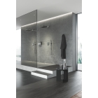 Внешняя часть термостата для душа GROHE Allure скрытого монтажа на 2 потребителя, квадратная, темный графит глянец (29181A02)