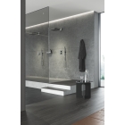Внешняя часть термостата для душа GROHE Allure скрытого монтажа на 2 потребителя, квадратная, темный графит глянец (29181A02)
