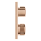 Внешняя часть термостата для душа GROHE Allure скрытого монтажа на 2 потребителя, квадратная, теплый закат матовый (29181DL2)