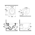 Комплект инсталляции GROHE Rapid SL 38775001 с унитазом AQUAme AQM2011 и сиденьем с микролифтом (NW0314)