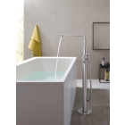 Внешняя часть смесителя для ванны GROHE Lineare напольного монтажа, суперсталь (23792DC1)