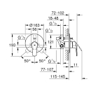 Душевая система GROHE Tempesta 250 со смесителем для ванны, хром (NSB0164)