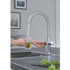 Комплект для кухни GROHE Red Duo с C-образным смесителем, бойлером L-Size и фильтром, хром (30079001)